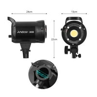 ANDOER LM60BI Prijenosni LED fotografija Fill Light 60W Studio Video Svjetlo 3000K-5600K Zatamnjeni