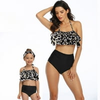 Bikini set za žene vruće stil roditeljski i kupaći kostimi za kupaći kostimi za odrasle visoke struk