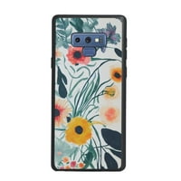 Floral-faze - Telefonska futrola za Samsung Galaxy Note za žene Muškarci Pokloni, Mekani silikonski stil Poklon - Cvjetni faze - Slučaj za Samsung Galaxy Note 9