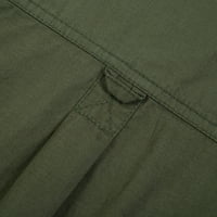 Muška majica kratki rukav Otvoreni pamuk oprali vojni stil plus veličine vrhova