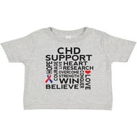 Inktastična CHD-ova svjesnost Srčana defekcija poklona mališana majica za djecu ili majicu Toddler