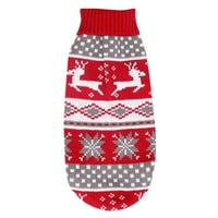 Zimska crtana džemper za pse topli božićni džemperi za kućne ljubimce za male pse kućni ljubimci kućni ljubimac crveni božićni jelen Ispis robove pulover pulover špenata odjeća za kućne ljubimce za kućne ljubimce