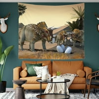 Dinosaur Veliki cool cool cool solm tapiserija šuma umjetnost tapiserija zidna duhovna tapiserija za