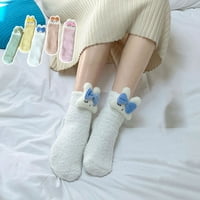 Ženske čarape Coral Velvet zadebljano zadebljano zagrijavanje snimke sa slobodnim spavanjem