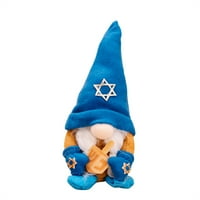 Hanukkah Dwarf Doll Plish Desktop Ornament DWarf Dekoracija za odmor Ornament Desktop Dekorativni ukras