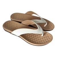 Honeeladyy ženske haljine gležnjeve elastične sandale sandale za žene sa sobnoj boji Ljeto plaža Flip