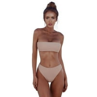 Kupaći odijela za ženske bikini zavojni push-up brazilski kupaći kostimi bandeau odjeću za plažu na