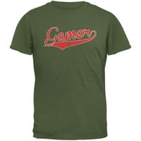 Gamer Vojna zelena majica za odrasle - 2x-velika