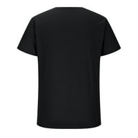 Zodggu Cleariance Modne majice za muškarce Bez ratova Pismo Ispis Crew Crt Laba Ležerne prilike Vintage