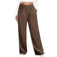 Binmer duge pantalone za žene sa visokim strugovima sa visokim strukom vježbajte aktivne joggeri hlače