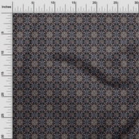 Onuone pamučna kambrska crna tkanina Azijski Suzani Šivački materijal Ispiši tkaninu uz dvorište široko