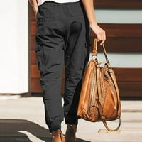 Ženske hlače Trendy sa džepovima Casual Cousels Crtanje pune boje Žant