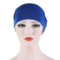 Grofry Women Beanie, puna boja prozračna dodatna oprema za kosu mala boja mekana noćna noćna noćni san Beanie BONNET Chemo šešir