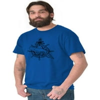 Nautičko kitovo kitovo duhovno životinjsko muške grafičke majice majice ties brisco marke 5x