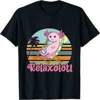 ReloxOlotl retro muške žene djeca slatka amolotl majica