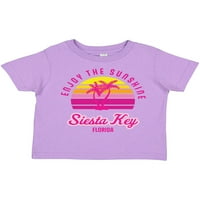 Inktastično ljeto Uživajte u suncu Siesta Key Florida u ružičastoj poklon dječaku majica ili majica
