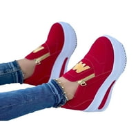 Gomelly Dame tenisice klizanje na ležerne cipele cipele za šetnju lagane mokasinke Žene Žene Žene Red