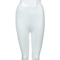 Sawvnm Womens Plus Veličina srednje struke čipke Hot Hots Elastične sportske hlače Hlače Trups rane pristupne ponude