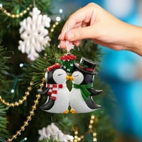 ManXivoo Docric Decor Božićni ukrasi Viseći ukras Poklon Proizvod Personalizirani obiteljski zidni dekor