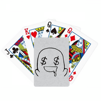 Napravite usta vodena crna sretna poker igrati čarobnu karticu zabavne ploče