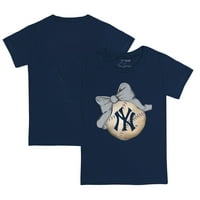 Dojenčad TINY TORMIP MOORY Njujork Yankees Baseball Bow majica
