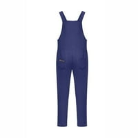ZZWXWB Jumpsuits za žene Ženske casual labave kombinezone bez rukava sa džepovima Tumpsin Dark Blue