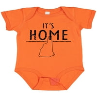 Inktastic To je dom - New Hampshire State Outline Text Poklon Dječak baby ili baby Girl Bodysuit