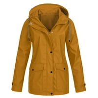 Floleo Jaknski kaput za žensko čišćenje Jesen Žene Čvrsta kišna jakna na otvorenom plus vodootporan