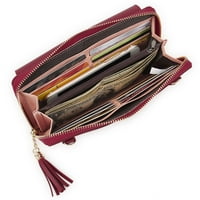 Gustave ženski mali torba na ramenu kožnih torba za mobilne telefone novčanik torbica s kreditnim karticama i ručnim torbima, plavom bojom