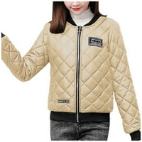 Puffer prsluk Ženska modna prevelika zimski jakne za žene kaki 4xl