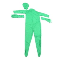 Tijelo odijelo Zeleni bodySuit za fotografiju Film Video, zeleni ekran bod-a prikladan za visinu