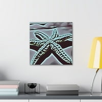 Glimmering Starfish Fauvism - platno