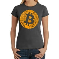 Ženska majica Word Art - Bitcoin