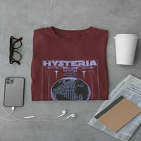 Moderna majica Hysteria Techno Style Muškarci -Image by Shutterstock, muški veliki