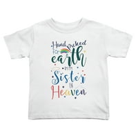 Ruka odabrana za Zemlju moju sestru u nebu slatka majica mališana za devojke devojke
