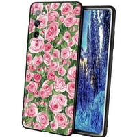 Ruže - telefon, deginirani za Samsung Galaxy A02S Case Muškarci Žene, Fleksibilni silikonski udarni