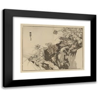 ōno bairei crni moderni uokvireni muzej umjetnički print pod nazivom - Bairei Gafu, pl