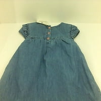 Mini Boden Easy svakodnevna haljina, Blu Chambray, Veličina 2-3Y
