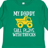 Inktastična konstrukcija Moj tata još uvijek igra s kamionima poklon dječaka malih majica ili majica