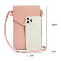 Touch ekranu Mobitel Ženska torbica torbica pametni telefon novčanik kožna torba na ramenu