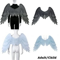 Biekopu Halloween Angel Wings 3D Mardi Party Cosplay krila za djecu Karneval za odrasle Karneval Masquerade Decor CoustUMe