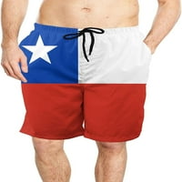 Muška zastava Čile Brzi suvi surf Swim trunke na plaži Shorts Hlače sa džepovima Sportske kratke hlače