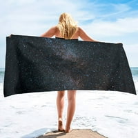 Zvjezdana noćna ručnik za plažu na plaži Microfiber Super upijajući ručnik za plažu Mekani i udoban kupaonica ručnik za ručnik bez plaže