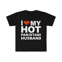 Volim moj hot pakistanski suprug bračna supruga Pakistan Unise majica S-3XL