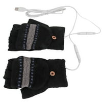 Pletene rukavice, USB grijane rukavice Efikasna visokotehnološka mekana dvostruka čipova fleksibilna