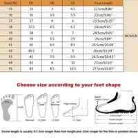 OAVQHLG3B sandale za žene čišćenje ljetnih ženskih cipela Riblje usta srednje klinove pete metalne kopče