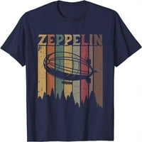Retro Zeppelin 70s 80s Dirizirani zračni brod Zepelin Zepplin majica