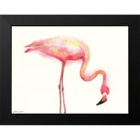 Marrott, Stephanie Black Modern Modern Framed Museum Art Print pod nazivom - Flamingo III
