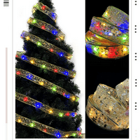 Žičana traka za božićne stablo, LED žičare String Dekor Svjetla Zavjese za zavjese LED svjetlo