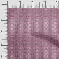 Onuone viskoza šifon ružičasta tkanina geometrijska šivaća tkanina od dvorišta otisnuta DIY odjeća šiva široko